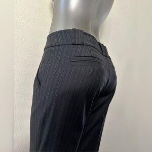 Charcoal Grey Pinstripe Pants